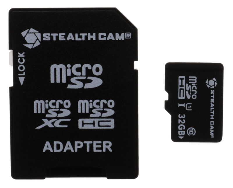 Stealth Cam Micro SD Memory Card STC Black