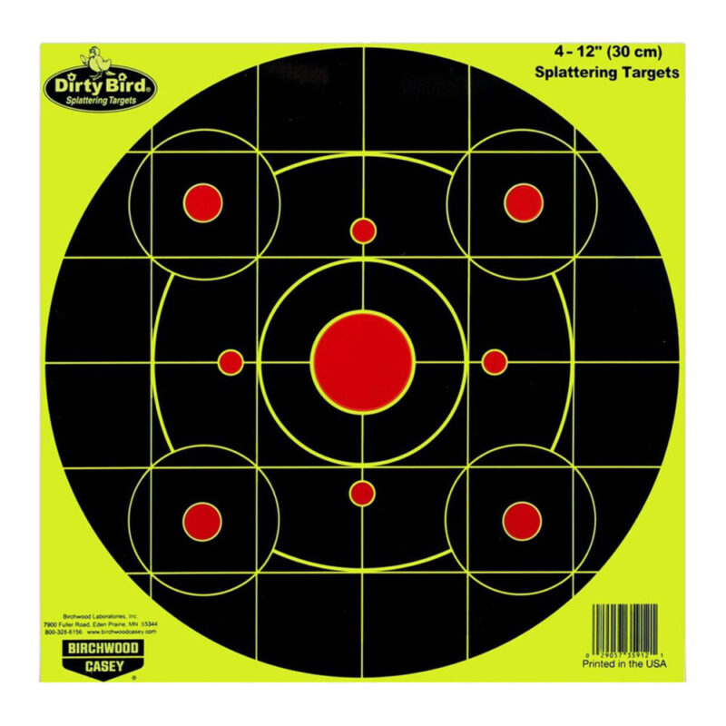 Birchwood Casey Dirty Bird Sight-In Black/Red