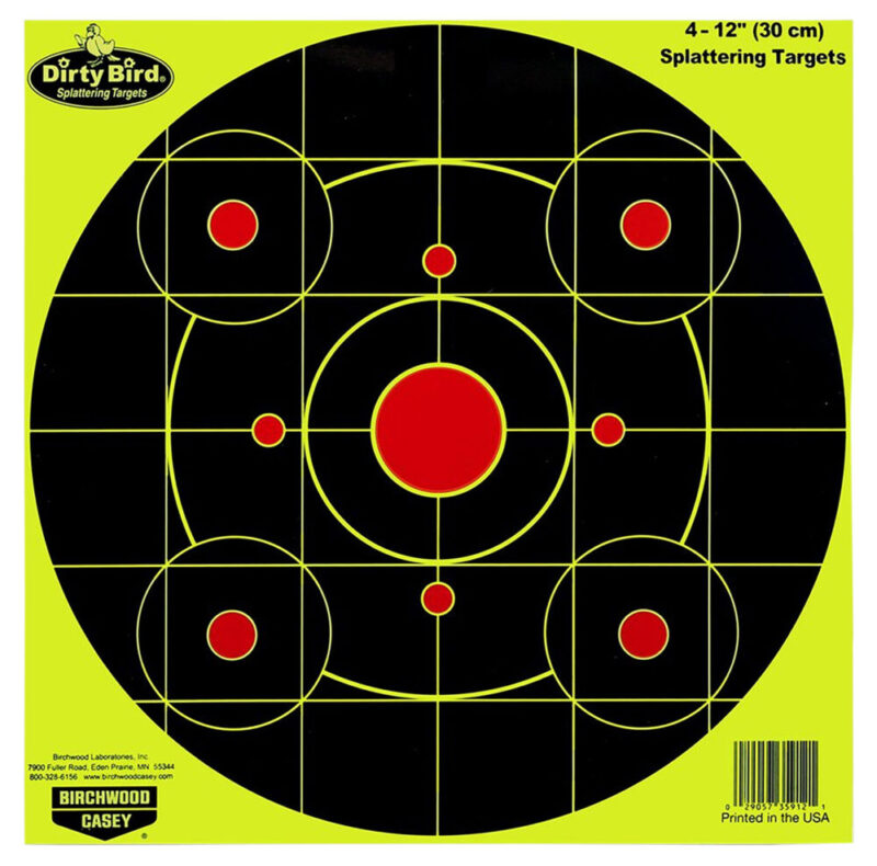 Birchwood Casey Dirty Bird Sight-In Black/Yellow