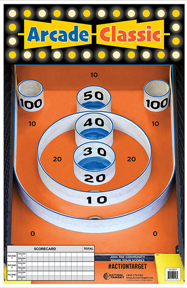 Action Target Entertainment Skee-Ball Multi-Color