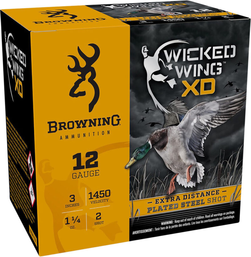 Browning Wicked Wing XD Extra Distance 12 Gauge Steel 25 rd