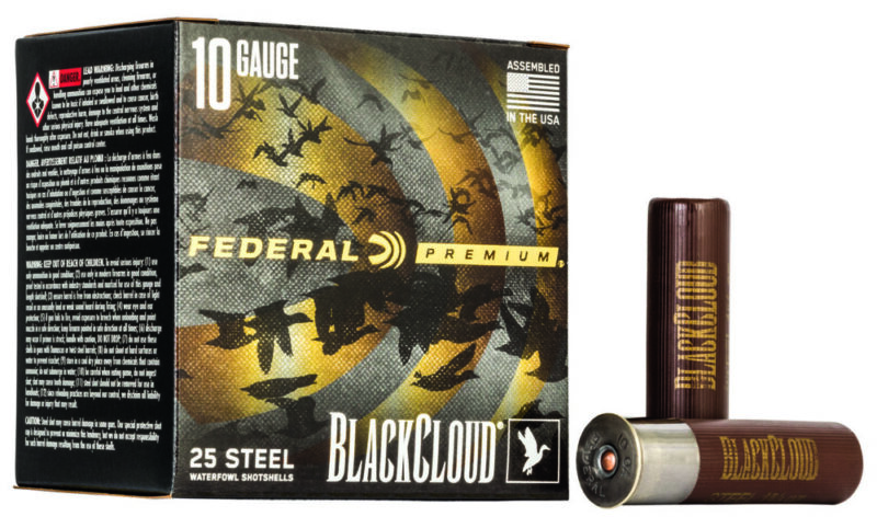 Federal Black Cloud FS 10 Gauge Steel 25 rd