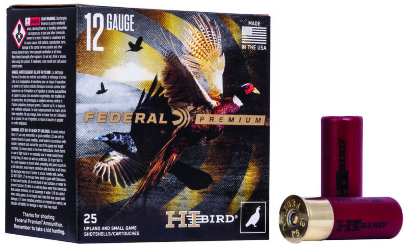 Federal Premium Hi-Bird 12 Gauge Lead 25 rd