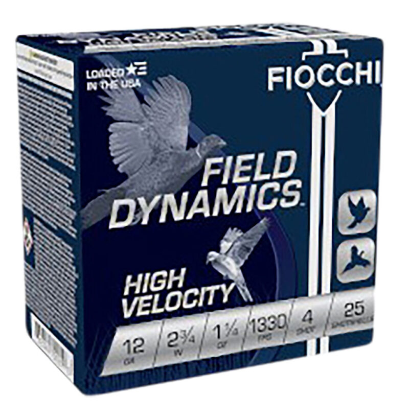 Fiocchi Ammunition Field Dynamics High Velocity 12 Gauge Lead 25 rd