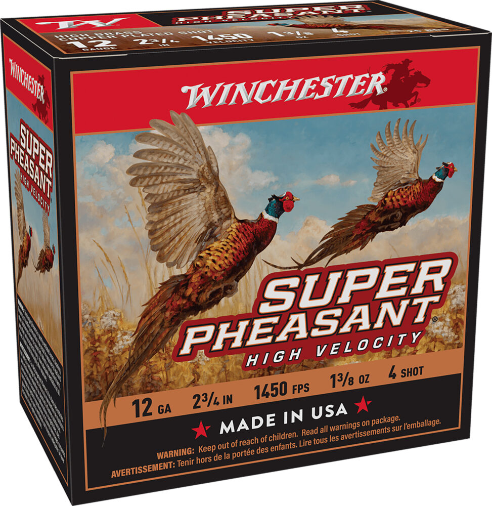 Winchester Super Pheasant High Velocity 12 Gauge Copper-Plated Lead 25 rd