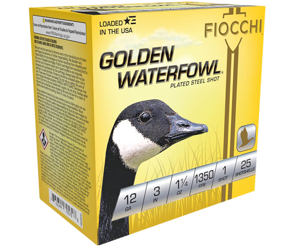 Fiocchi Ammunition Golden Waterfowl 12 Gauge Steel 25 rd