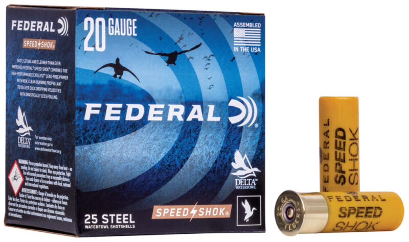 Federal Speed-Shok Waterfowl 20 Gauge Steel 25 rd