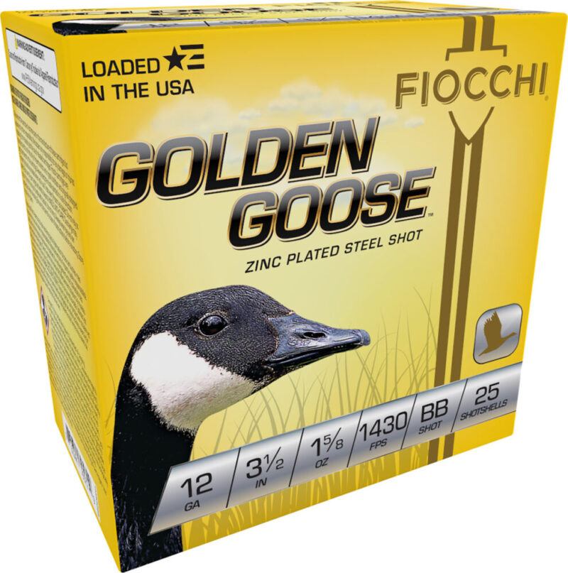 Fiocchi Ammunition Golden Goose Waterfowl 12 Gauge Steel 25 rd