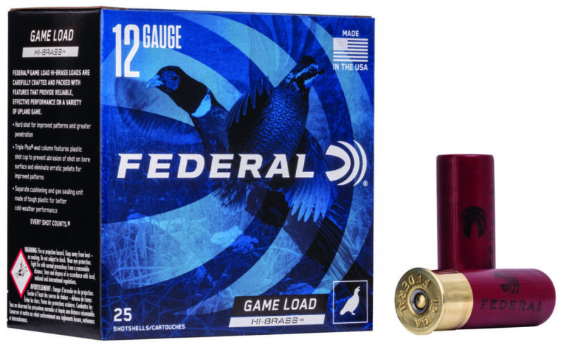 Federal Game-Shok High Brass 12 Gauge Lead 25 rd
