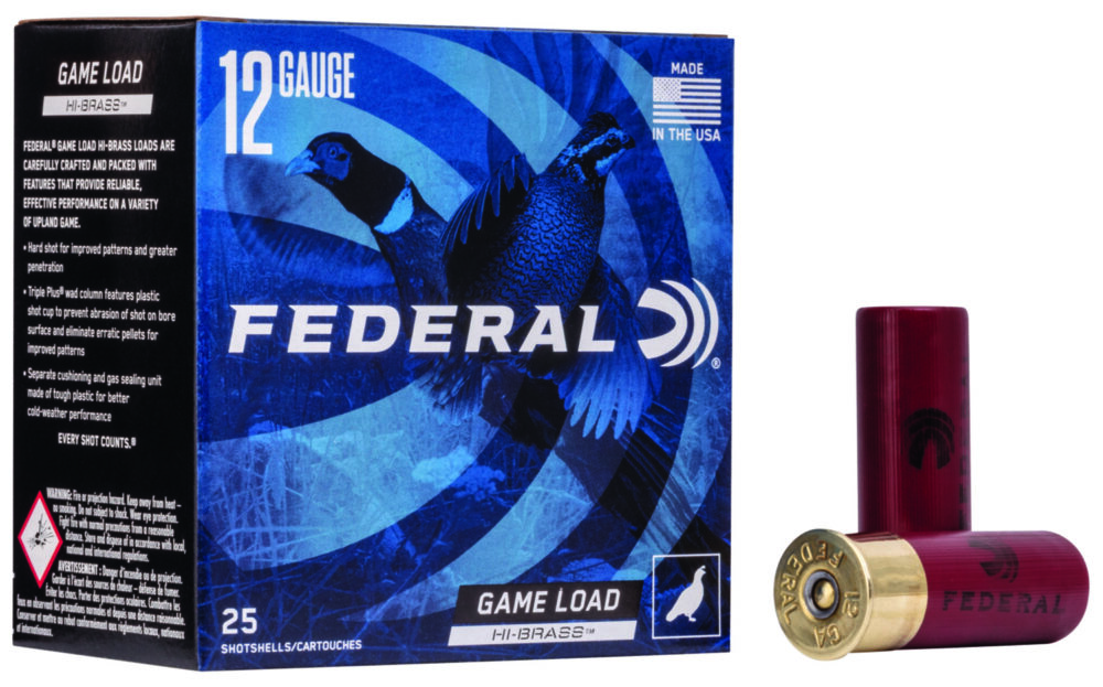 Federal Game-Shok High Brass 12 Gauge Lead 25 rd