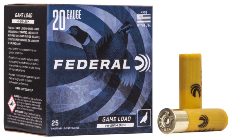 Federal Game-Shok High Brass 20 Gauge Lead 25 rd