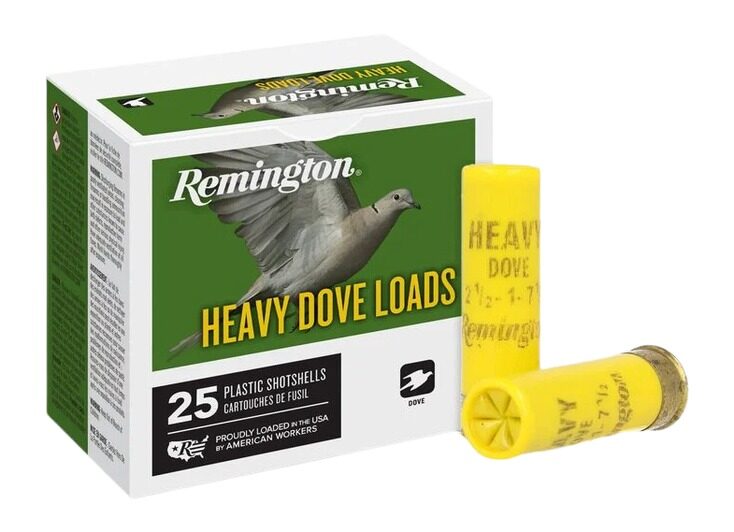 Remington Heavy Dove Loads Upland 20 Gauge Lead 25 rd