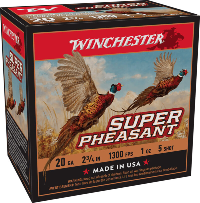 Winchester Super Pheasant Magnum 20 Gauge Copper-Plated Lead 25 rd