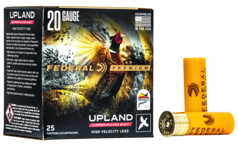 Federal Premium Wing-Shok Pheasant Forever High Velocity 20 Gauge Lead 25 rd