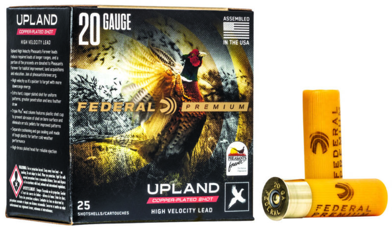 Federal Premium Wing-Shok Pheasant Forever High Velocity 20 Gauge Lead 25 rd