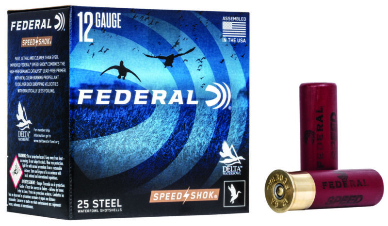 Federal Speed-Shok Waterfowl 12 Gauge Steel 25 rd