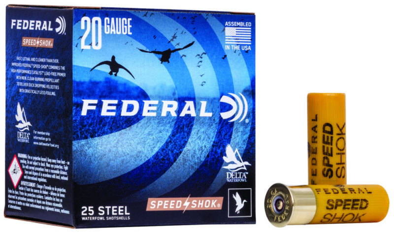 Federal Speed-Shok Waterfowl 20 Gauge Steel 25 rd