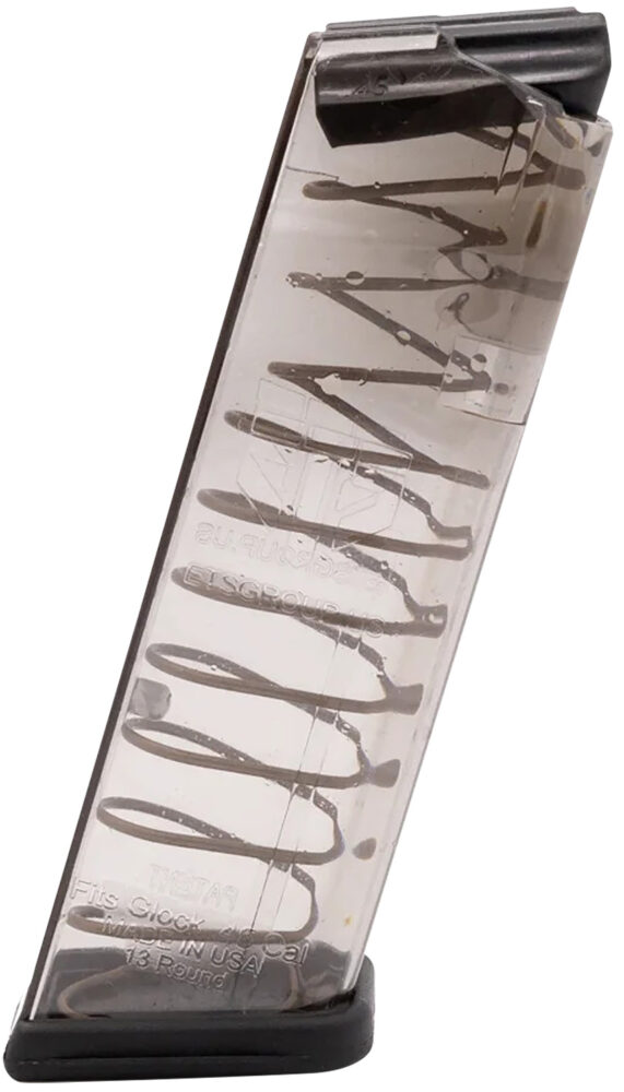 ETS Group Pistol Mags 45 ACP Clear