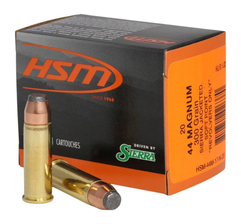 Hsm Pro Pistol Hunting 44 Rem Mag 300 gr Soft Point 20 rd