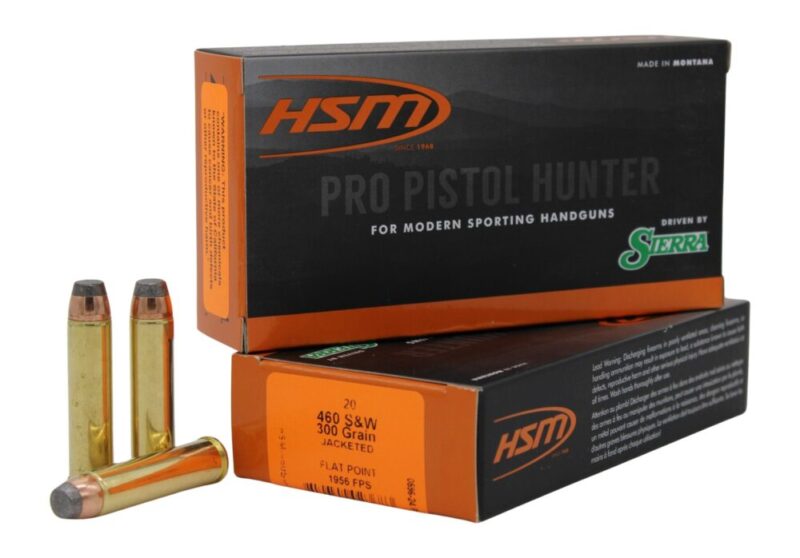 Hsm Pro Pistol Hunting 460 S&W Mag 300 gr Jacketed Soft Point 20 rd