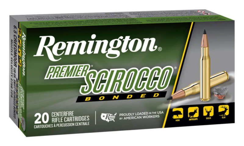 Remington Premier Scirocco Bonded 6.5 Creedmoor 130 gr Swift Scirocco Bonded 20 rd