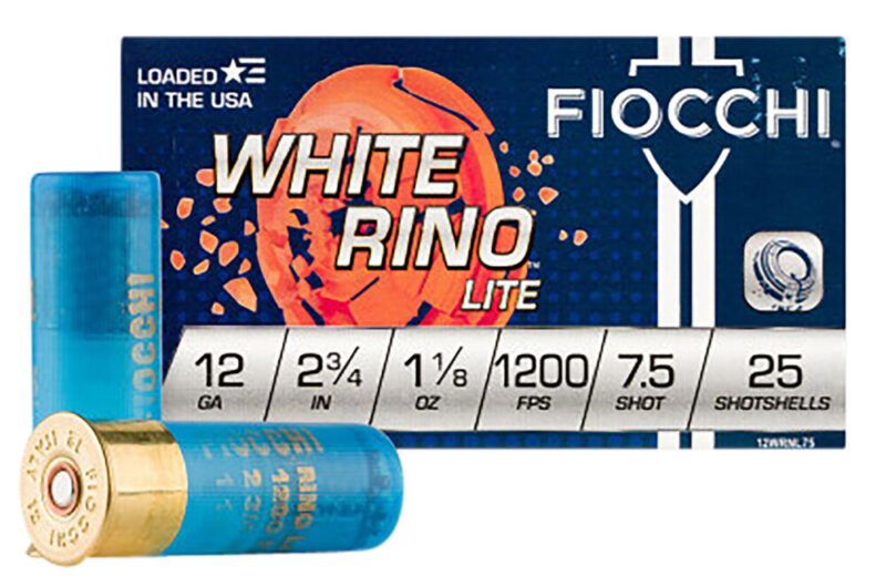 Fiocchi Ammunition Exacta Target White Rino Lite 12 Gauge 25 rd