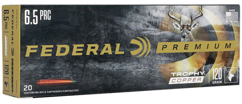 Federal Premium Hunting 6.5 PRC 120 gr Trophy Copper 20 rd