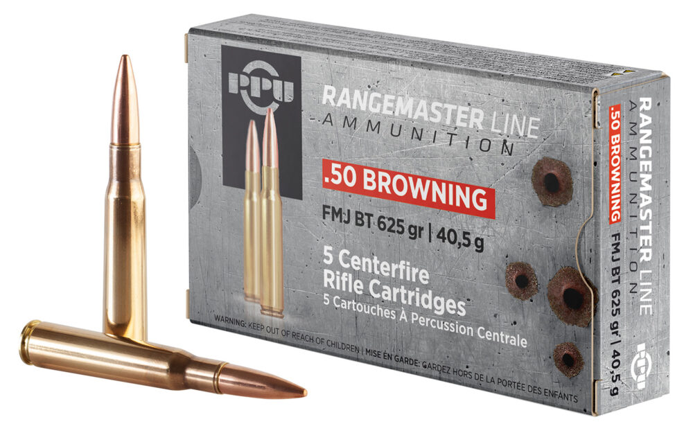 Ppu Rangemaster Rifle 50 BMG 625 gr Full Metal Jacket 5 rd