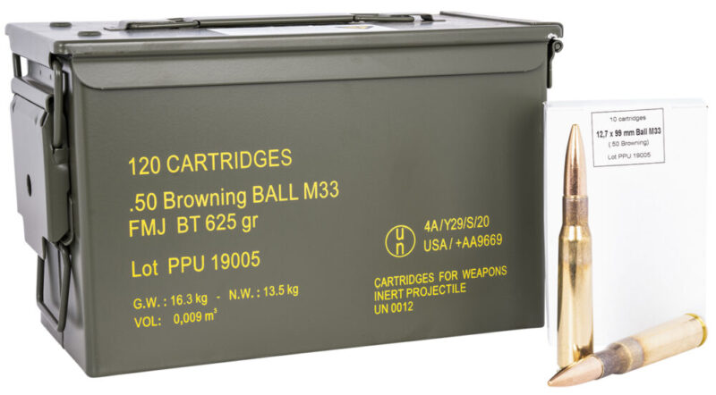 Ppu Rangemaster Rifle 50 BMG 625 gr Full Metal Jacket 120 rd
