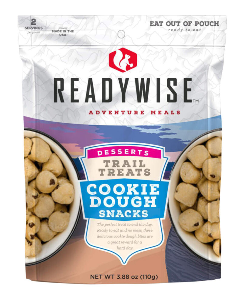 Readywise Outdoor Food Kit Trail Treats Cookie Dough Snacks