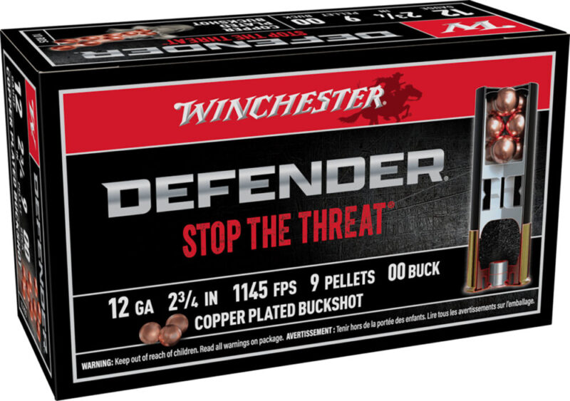 Winchester Defender Copper Plated 12 Gauge 10 rd
