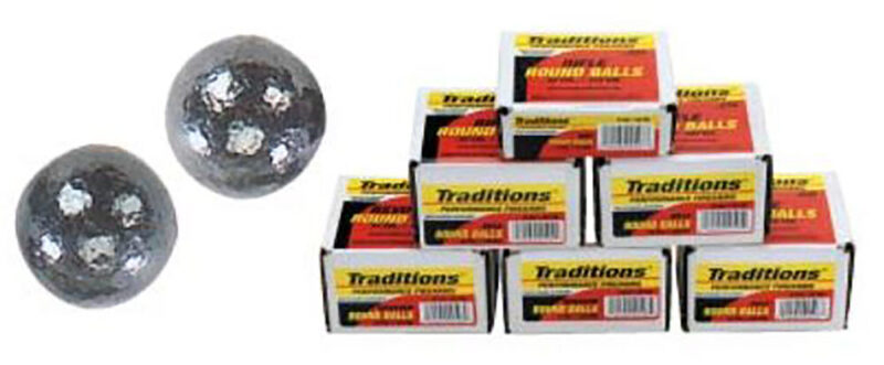 Traditions Rifle Round Balls Muzzleloader Balls 50 Cal
