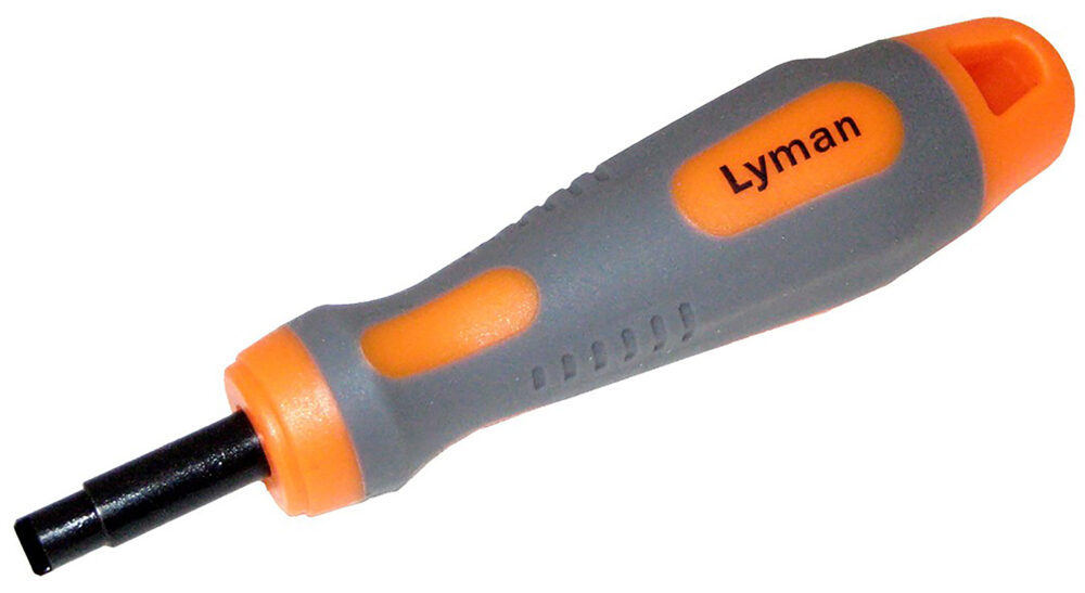 Lyman Large Primer Pocket Cleaner Multi-Caliber Gray/Orange