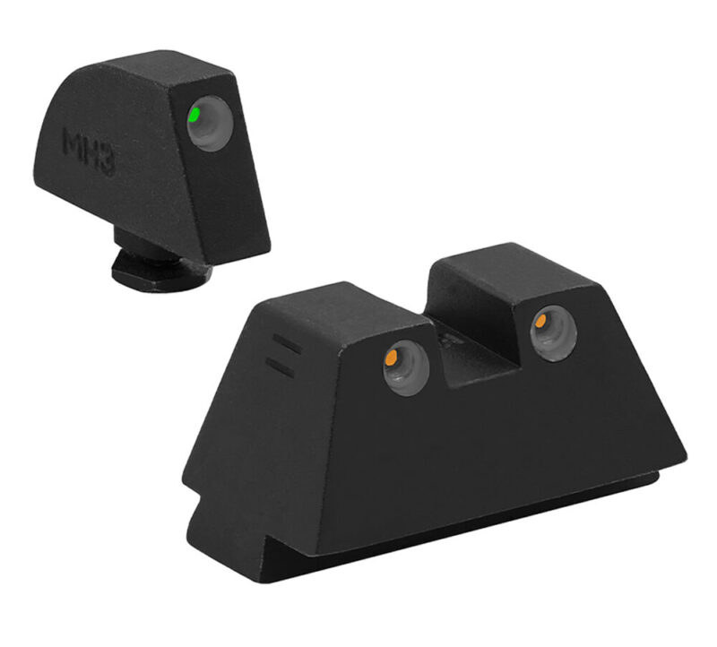 Mepro Usa Llc Tru-Dot Self-Illuminated Green/Tritium White Outline