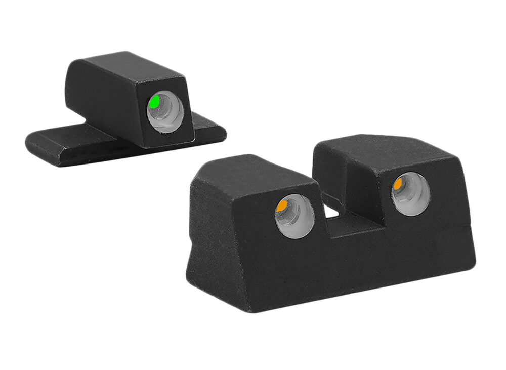 Mepro Usa Llc Tru-Dot Self-Illuminated Green/Tritium White Outline