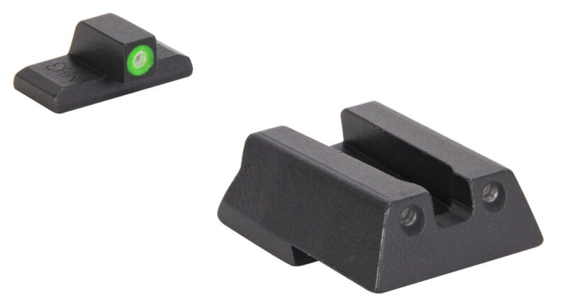 Mepro Usa Llc Hyper-Bright Self-Illuminated Sights Green/Tritium Green Outline