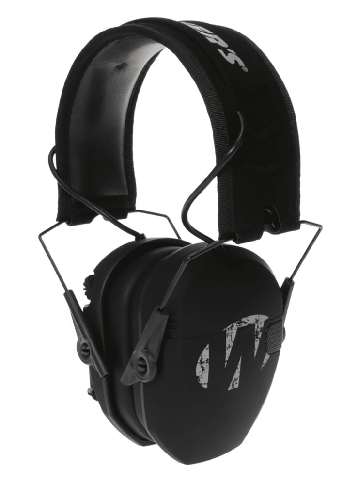 Walkers Game Ear Razor Slim Electronic Freedom Muff Black w/Distressed Walker’s Logo