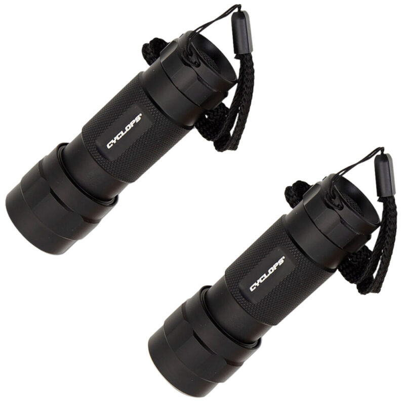 Cyclops 14 LED Flashlight Black Anodized