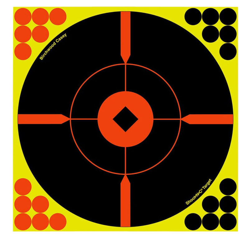 Birchwood Casey Shoot-N-C Reactive Target Black/Yellow/Red