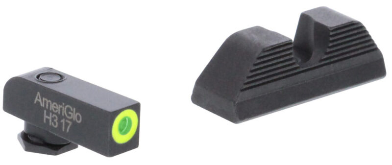 AmeriGlo Protector Sight Set for Glock Green/Tritium Lumigreen Outline