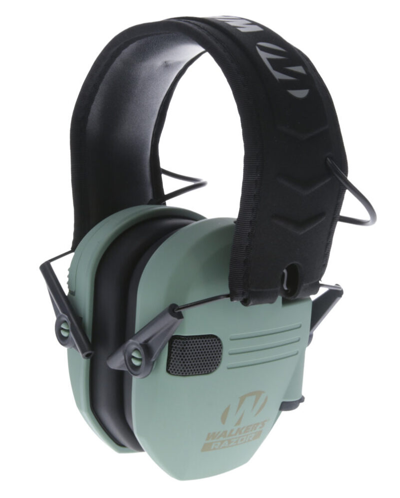 Walkers Game Ear Razor Slim Electronic Muff Sage Green/Black