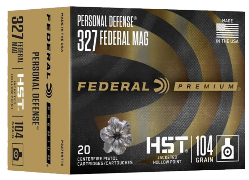 Federal Premium Personal Defense 327 Federal Mag 104 gr Jacketed Hollow Point 20 rd