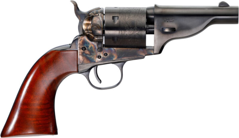 Taylor’s & Company Uberti Hickok Open-Top 38 Special 6 Blued Engraved