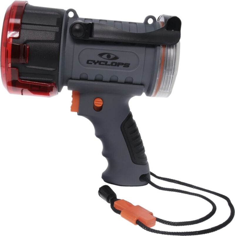 Cyclops Spotlight w/Flood Light Black/Gray
