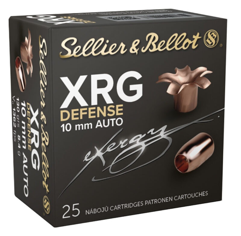 Sellier & Bellot XRG Defense Auto 130 gr Solid Copper Hollow Point 25 rd 10mm