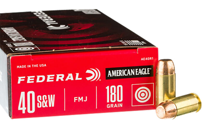 Federal Champion Training 40 S&W 180 gr Full Metal Jacket 400 rd