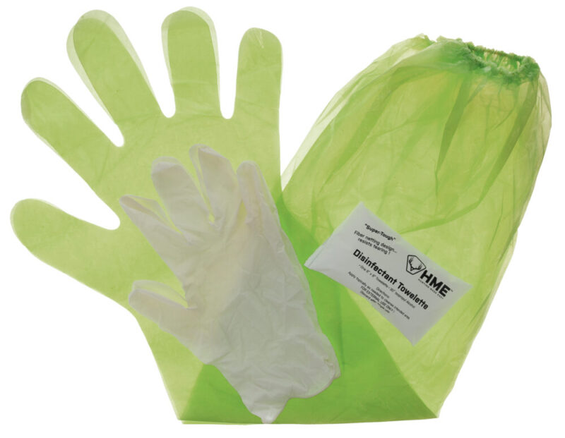 Hme Game Cleaning Gloves Lime Green