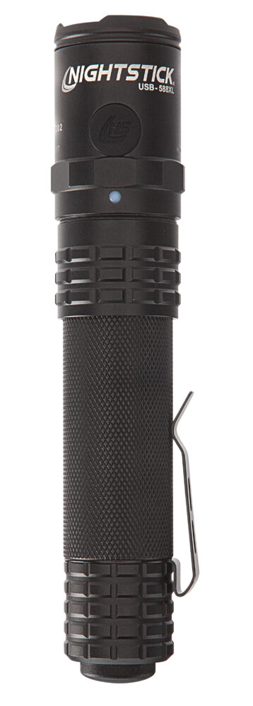 Bayco USB Dual-Light Tactical Flashlight Tactical Dual Light Black Anodized