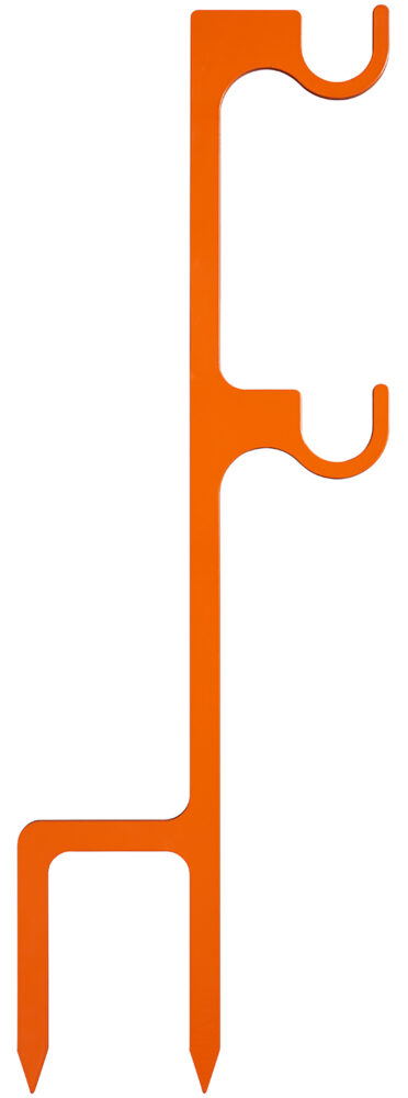Champion Targets Impact Steel Double Hanger Stake Orange