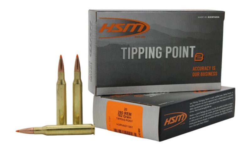 Hsm Tipping Point Super Shock Tip 280 Rem 162 gr Hornady SST 20 rd
